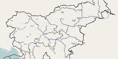 Воз Словеније мапи