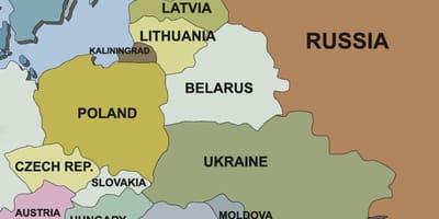 Карта Словеније и суседних земаља