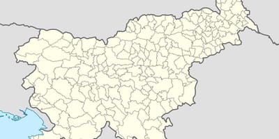Словенија локација на мапи 