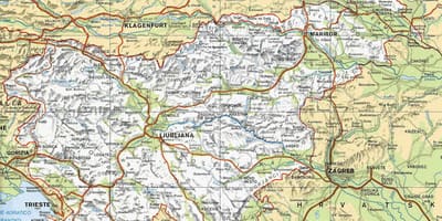 Карта Терме Словеније