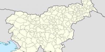 Словенија локација на мапи 